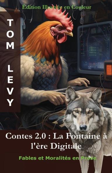 Contes 2.0 - La Fontaine À L'Ère Digitale: Version Illustrée En Couleur (French Edition)
