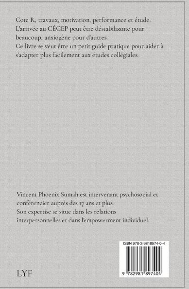 Le TL;DR du passage du secondaire au CÉGEP