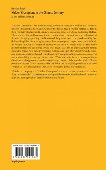 Hidden Champions in the Chinese Century