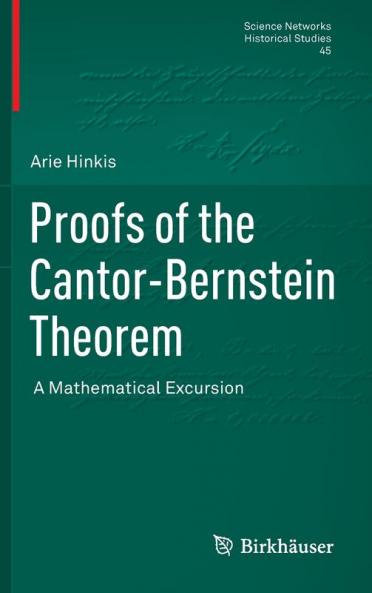 This book offers an excursion through the developmental area of research mathematics. It presents some 40 papers, published between the 1870s and the 1970s, on proofs of the Cantor-Bernstein theorem and the related Bernstein division theorem. While the emphasis is placed on providing accurate proofs, similar to the originals, the discussion is broadened to include aspects that pertain to the methodology of the development of mathematics and to the philosophy of mathematics. Works of prominent mathematicians and logicians are reviewed, including Cantor, Dedekind, Schröder, Bernstein, Borel, Zermelo, Poincaré, Russell, Peano, the Königs, Hausdorff, Sierpinski, Tarski, Banach, Brouwer and several others mainly of the Polish and the Dutch schools. In its attempt to present a diachronic narrative of one mathematical topic, the book resembles Lakatos’ celebrated book Proofs and Refutations. Indeed, some of the observations made by Lakatos are corroborated herein. The analogy between the two books is clearly anything but superficial, as the present book also offers new theoretical insights into the methodology of the development of mathematics (proof-processing), with implications for the historiography of mathematics.
