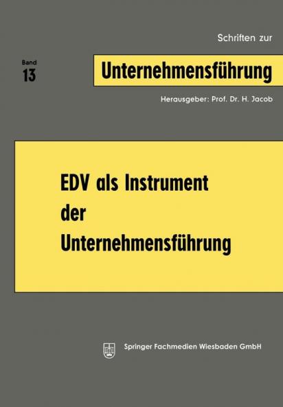 EDV als Instrument der Unternehmensf��hrung