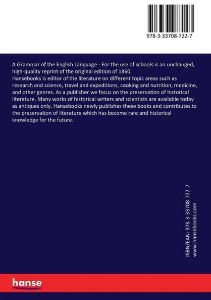 A Grammar of the English Language