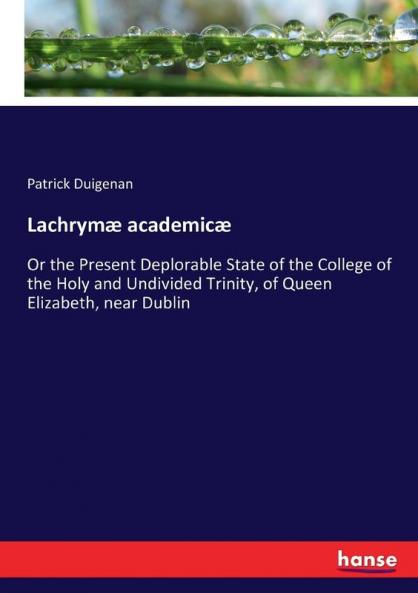Lachrymæ academicæ