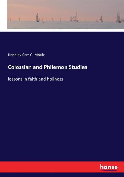Colossian and Philemon Studies