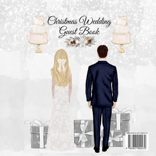 Christmas Wedding Guest Book