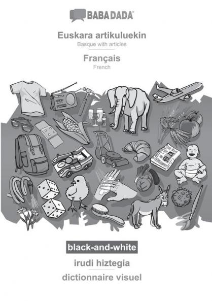 Euskara artikuluekin - Français irudi hiztegia BW