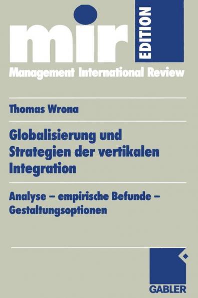 Globalisierung und Strategien der vertikalen Integration