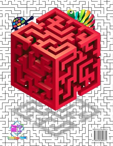 Mazes For Kids Ages 4-8: Turtle Maze Activity Book 4-6 6-8 Workbook for Games Puzzles and Problem-Solving