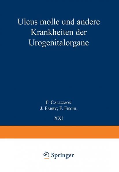 Ulcus Molle und Andere Krankheiten der Urogenitalorgane