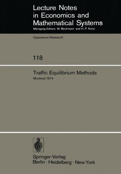 The interest in the mathematical modeling of transportation systems stems from the need to predict how people might make use of new or improved transport infrastruc­ ture in order to evaluate the benefit of the required investments. To this end it is necessary to build models of the demand for transportation and models that de­ termine the way in which people who travel use the transportation network. If such models may be constructed and their validity reasonably assured, then the predic­ tion of the traffic flows on future and present transportation links may be carried out by simulating future situations and then evaluating the potential benefits of alternative improvement projects. In the attempts that were made to construct mathematical models of transportation networks, the notion of equilibrium plays a central role. Suppose that the demand for transportation, that is, the number of trips that occur between the - rious origins and destinations is known. Then it is necessary to determine how these trips are attracted to the alternative routes available between origins and destinations. Knight (1924), gave a simple and intuitively clear description of the behaviour of road traffic under conditions of congestion.
