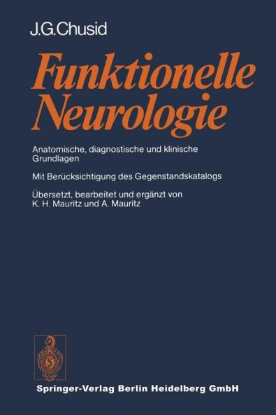 Die vorliegende deutsche Bearbeitung von CHUSIDS "Correlative Neuroanatomy and Functional Neurology" soll durch die Verbindung von Neuroanatomie, Neurodiagnostik und Klinik eine Einführung in die Neurologie sein. Das Buch beginnt mit einer reich illustrierten Darstellung der neuroanatomischen Grundlagen, stellt im zweiten Teil die der­ zeitigen diagnostischen Möglichkeiten in der Neurologie dar und behandelt im dritten Teil die wichtigsten neurologischen Krankheitsbilder unter Berücksichtigung häufiger kinderneuro­ logischer Krankheiten. Durch diese Dreiteilung vermittelt das Buch dem Vorkliniker, dem Studenten der klinischen Semester und dem Arzt die wichtigsten Grundlagen auf diesem Gebiet. Um das bisher in der 16. Auflage erschienene Original auf deutsche Verhältnisse anzupassen, wurden zahlreiche Kürzungen und Ergänzungen durchgeführt. Insbesondere im klinischen und diagnostischen Teil fanden dabei neuere Entwicklungen Berück­ sichtigung. Unser Dank gilt Herrn Prof. Dr. R. JUNG für seine Unter­ stützungund kritischen Anmerkungen sowie für die Überlassung mehrerer Abbildungen. Für die Durchsicht einiger Kapitel möchten wir Herrn Prof. Dr. J. DICHGANS, Herrn Prof. Dr. w. SEEGER, Herrn Prof. Dr. C. FAusT, Herrn Prof. Dr. K. VOIGT, Herrn Doz. Dr. G.-M. VON REUTERN, Herrn Doz. Dr. H.-J. BÜDINGEN und Herrn Dr. C. L. SCHMIDT danken. Nicht zuletzt gilt unser Dank Herrn Prof. Dr. GEINITZ und den Mitarbeitern vom Springer-Verlag, die das Erscheinen der "Funktionellen Neurologie" in dieser Form ermöglichten.
