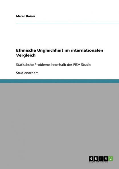 Ethnische Ungleichheit im internationalen Vergleich