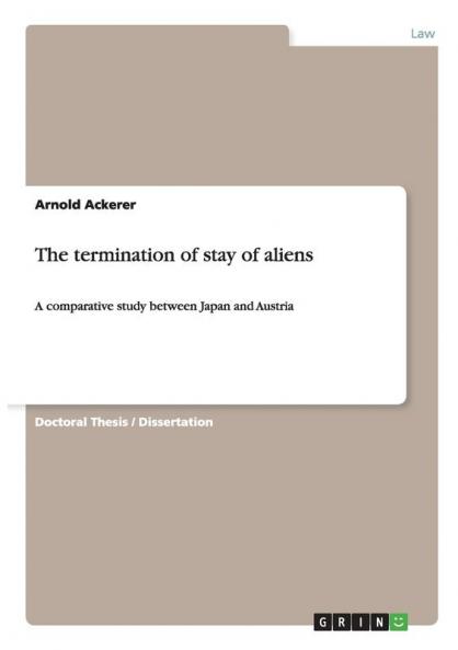 The termination of stay of aliens