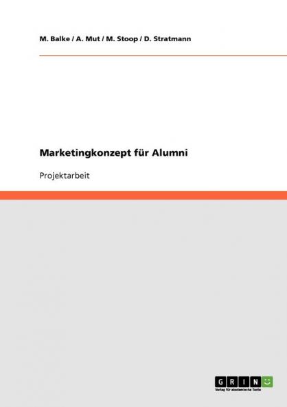 Marketingkonzept für Alumni