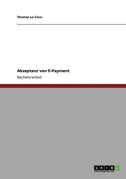 Akzeptanz von E-Payment