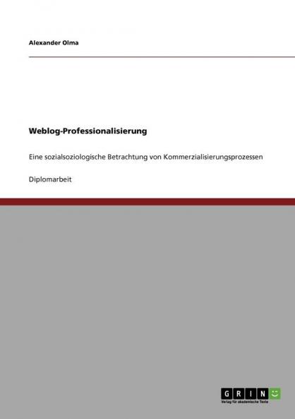 Weblog-Professionalisierung