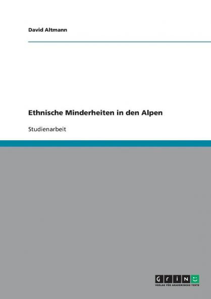 Ethnische Minderheiten in den Alpen