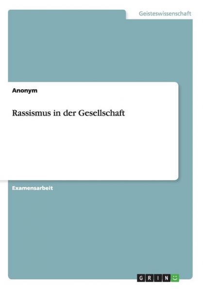 Rassismus in der Gesellschaft