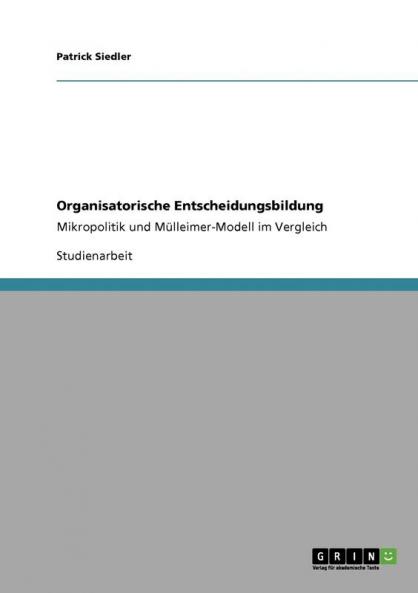 Organisatorische Entscheidungsbildung