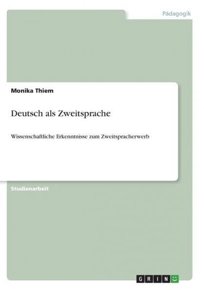 Deutsch als Zweitsprache