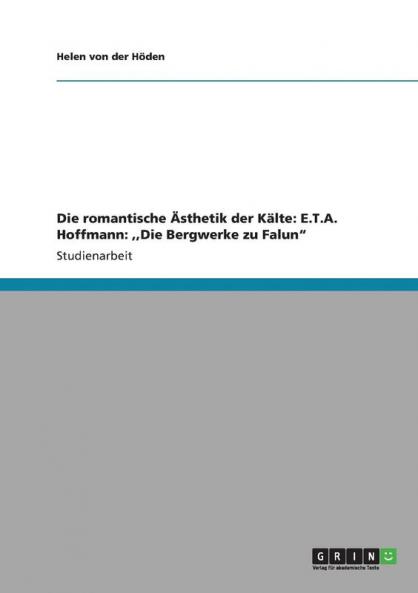 Die romantische Ästhetik der Kälte