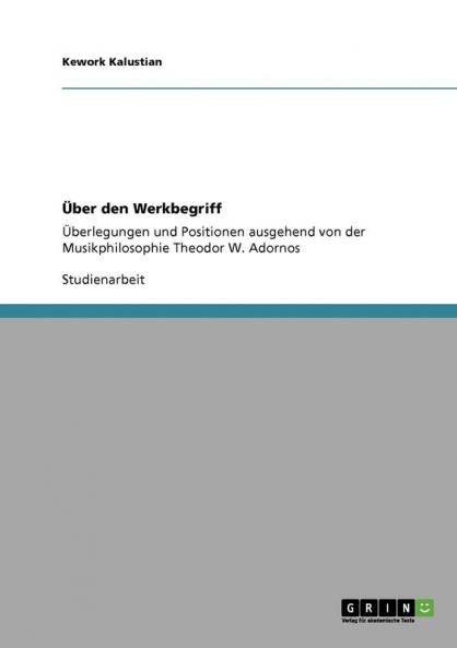��ber den Werkbegriff