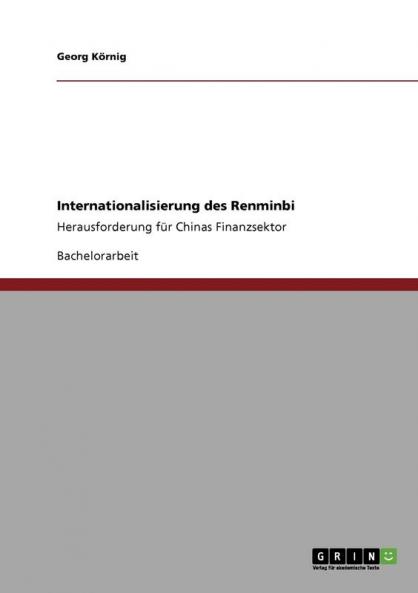 Internationalisierung des Renminbi