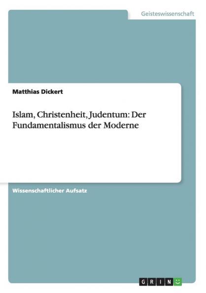 Islam Christenheit Judentum
