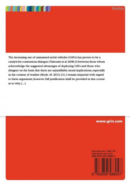Unmanned Aerial Vehicles (UAVs) in combat