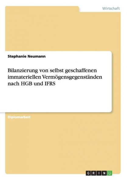 Bilanzierung von selbst geschaffenen immateriellen Vermögensgegenständen nach HGB und IFRS