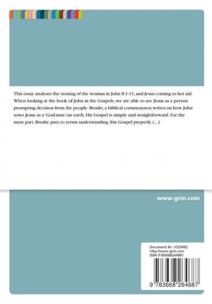 The Liberation of the Adulteress Woman in John 8