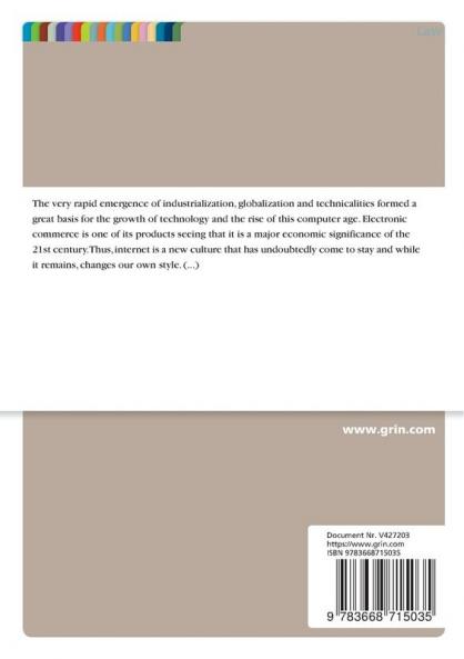 E-contracts. Essentials variety and legal issues