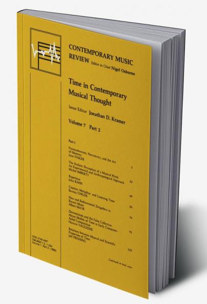 Time in Contemporary Musical Thought