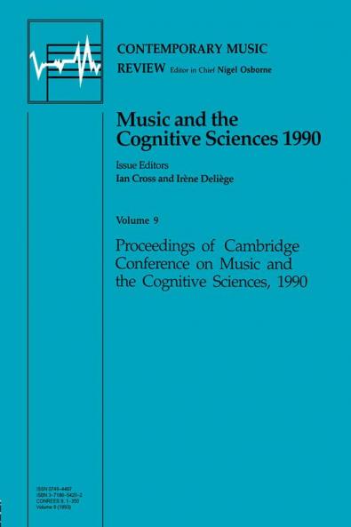 Music and the Cognitive Sciences 1990