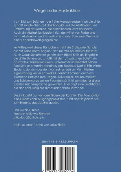Wege in die Abstraktion Lyrische Betrachtungen