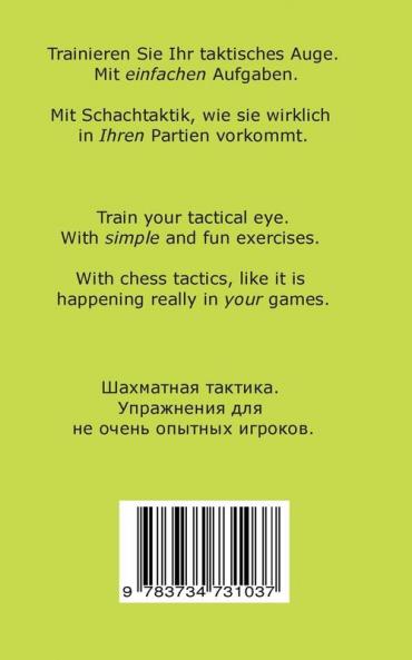 Schach-Taktik. Training f��r Vereinsspieler Bd. 1