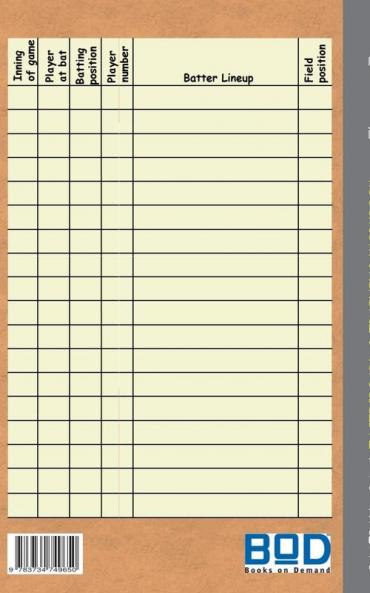 Baseball 2 in 1 Tacticboard and Training Workbook