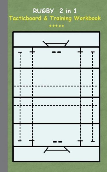 Rugby 2 in 1 Tacticboard and Training Workbook