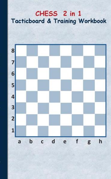 Chess 2 in 1 Tacticboard and Training Workbook