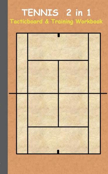Tennis 2 in 1 Tacticboard and Training Workbook