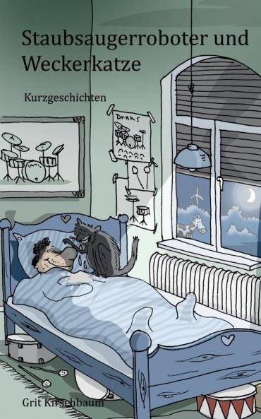 Staubsaugerroboter und Weckerkatze