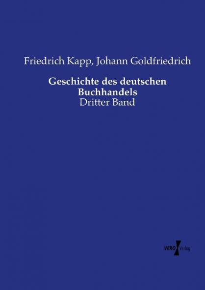 Geschichte des deutschen Buchhandels