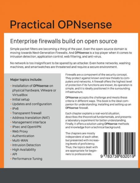 Practical OPNsense: Enterprise firewalls build on open source