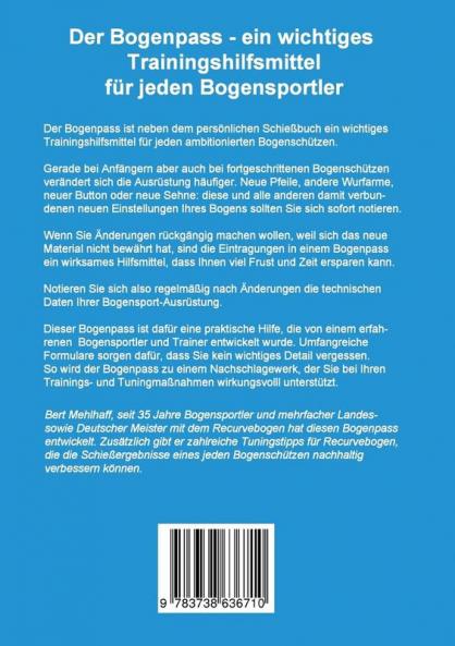 Bogenpass für Recurvebogen
