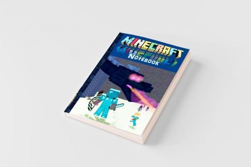 Minecraft Notebook 'Ender Dragon' (quad paper)