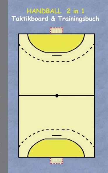 Handball  2 in 1 Taktikboard und Trainingsbuch