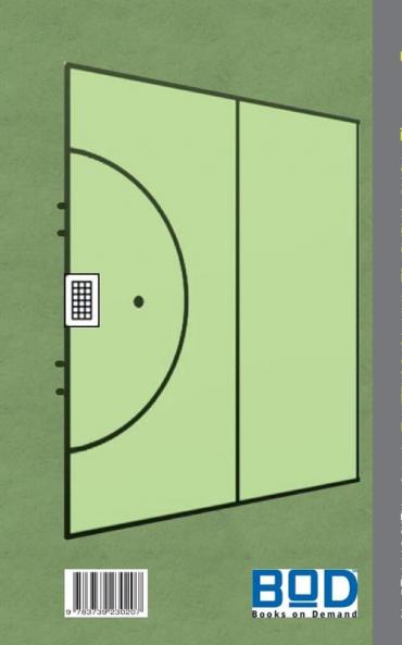 3D Feldhockey 2 in 1 Taktikboard und Trainingsbuch