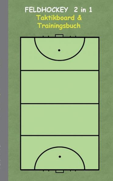 Feldhockey  2 in 1 Taktikboard und Trainingsbuch