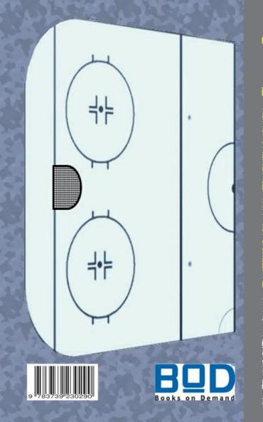 3D Eishockey  2 in 1 Taktikboard und Trainingsbuch