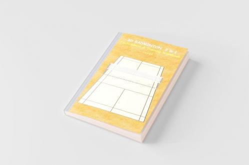 3D Badminton 2 in 1 Tacticboard and Training Book